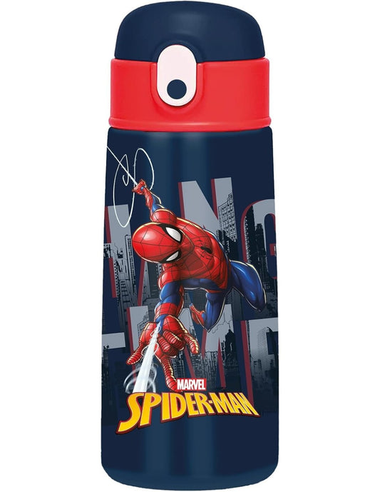 Borraccia Termica Spider-Man 460 ml con Cannuccia