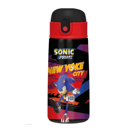 KID'S WATER BOTTLE WITH STRAW - 460 ML - SEVEN SONIC PRIME
