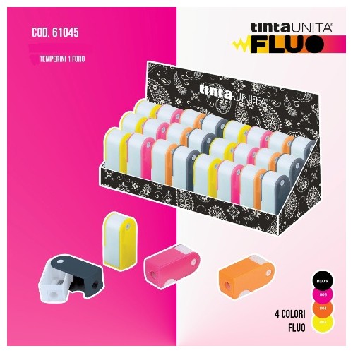 TEMPERAMATITE 1 FORO FLUO - TINTA UNITA