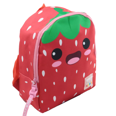 ZAINETTO ASILO TINTA UNITA KIDS FRAGOLA